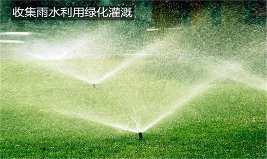 海绵城市收集雨水利用绿化灌溉
